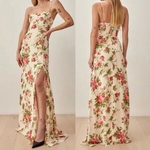Reformation Melita Dress in Jardin Floral